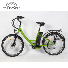 CE EN15194 Günstiges E-Bike Elektrofahrrad 36V 300W City Lady Electric Bicycle China